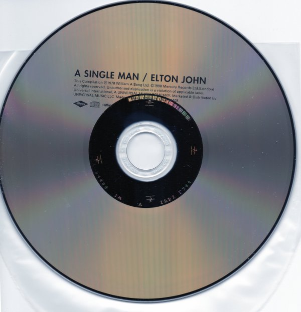 Cd, John, Elton - A Single Man